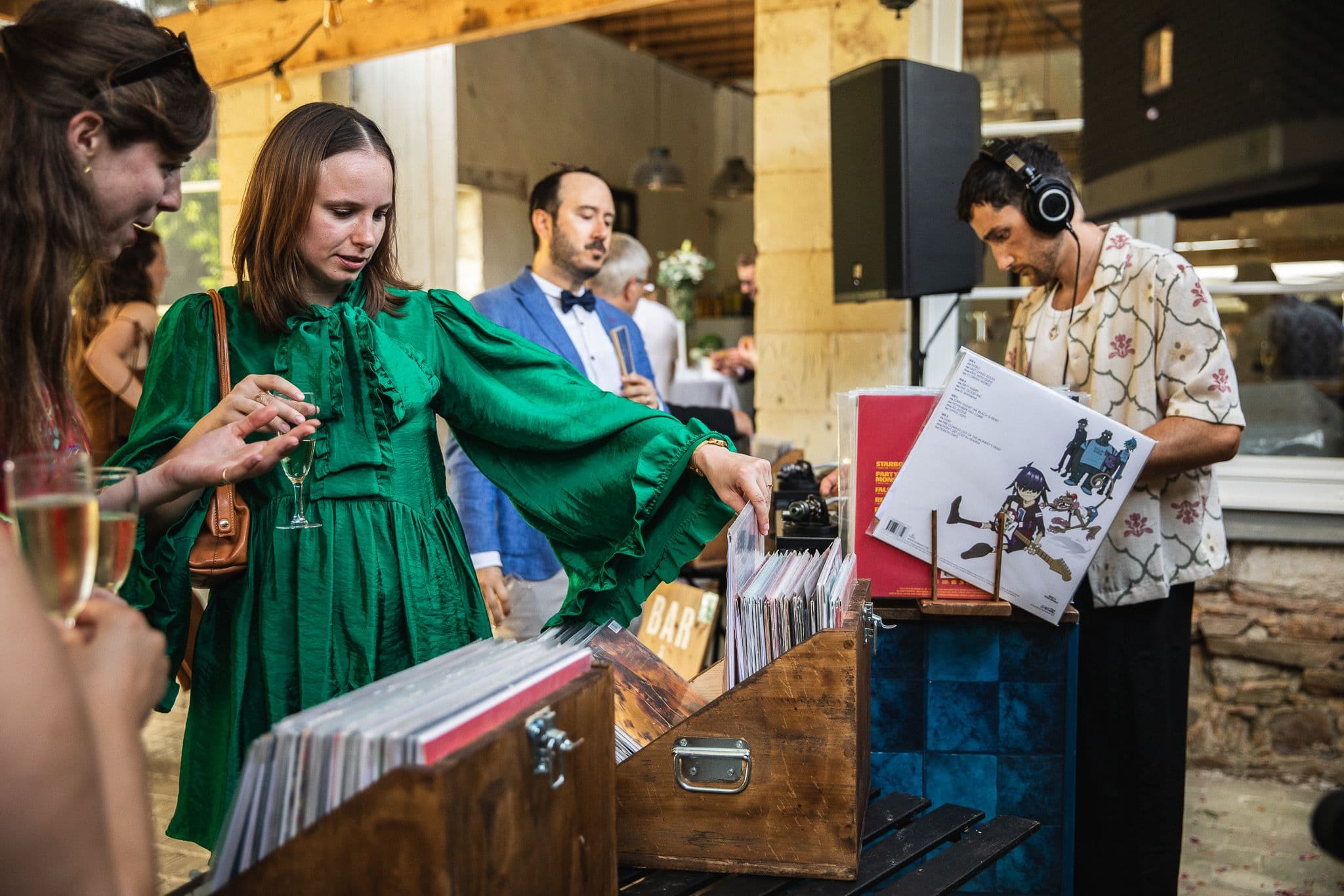 Bar à vinyles
